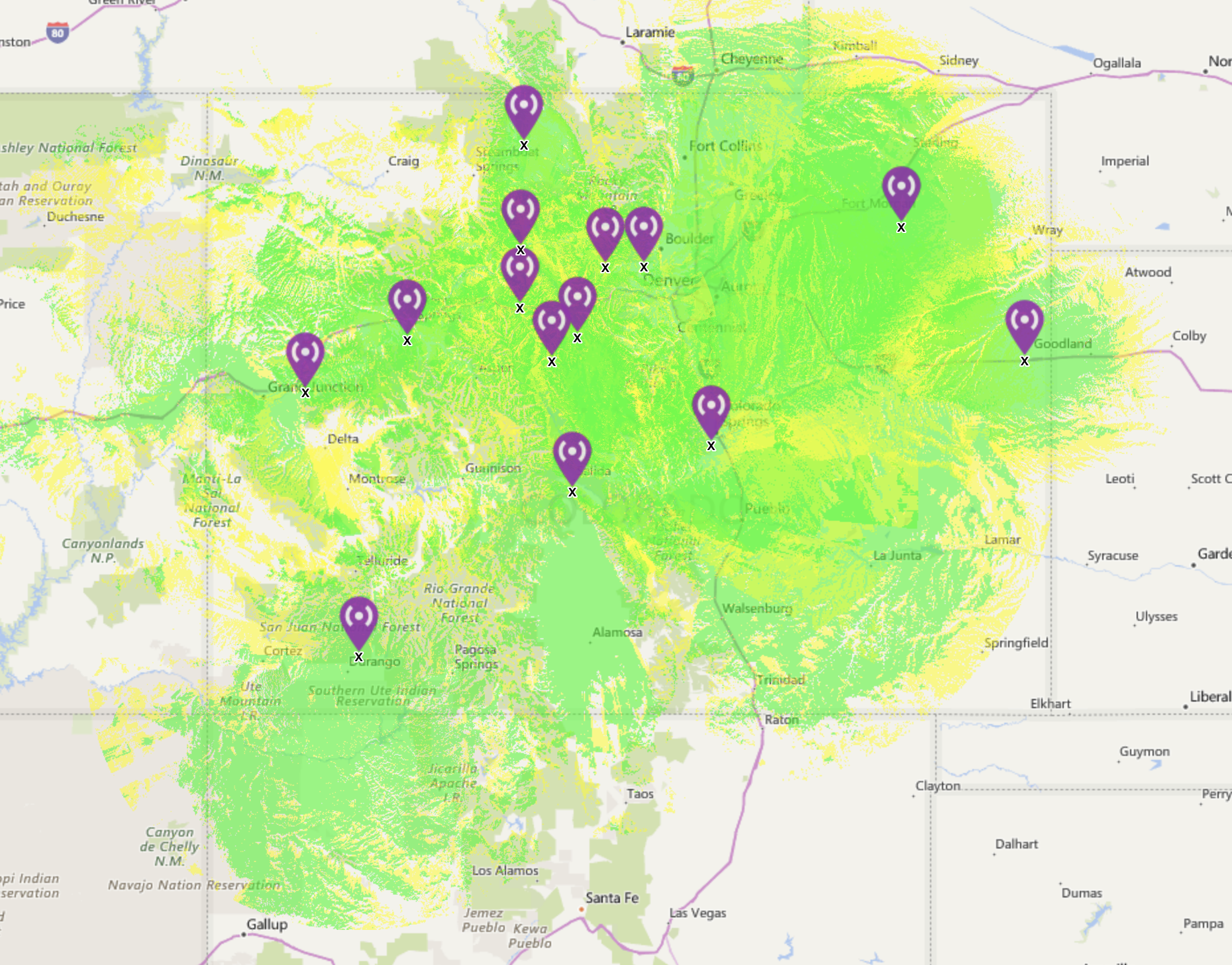 cheyenne amateur repeater frequencies